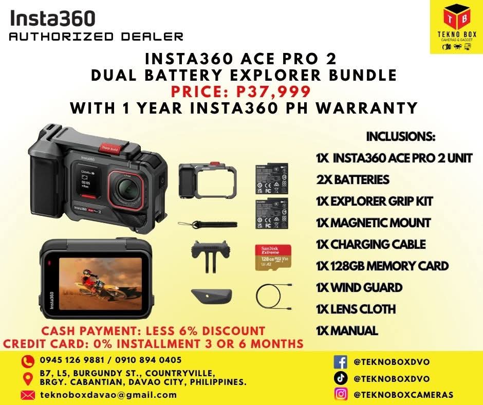 Insta360 Ace Pro 2 Dual Battery Explorer Bundle